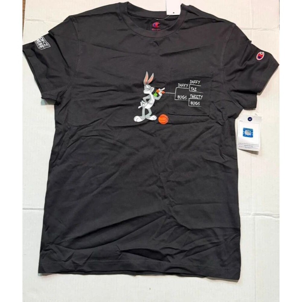Champion Space Jam Looney Tunes Tee Black Men’s M